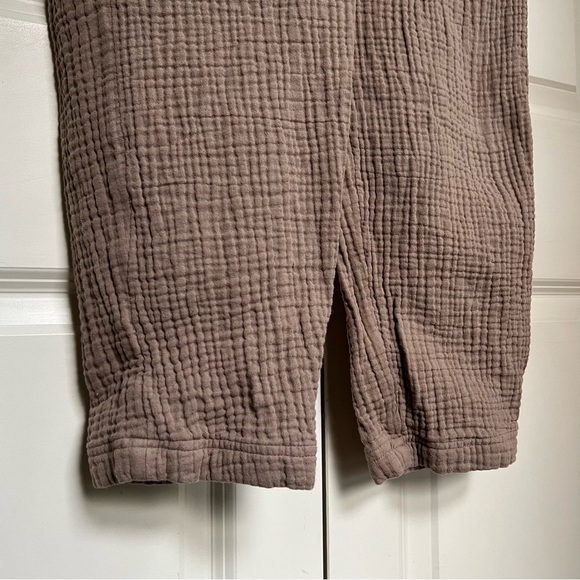 Madewell Lightspun Stitched-Pocket Brown Jumpsuit coverall - Picture 12 of 13